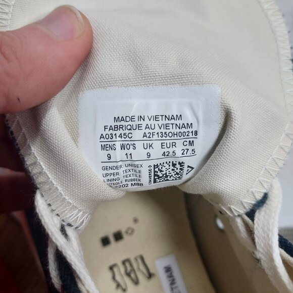 CONVERSE SKY HIGH FARM BLACK STRAWBERRY MOON HIGH TOP SNEAKER - Picture 3 of 9